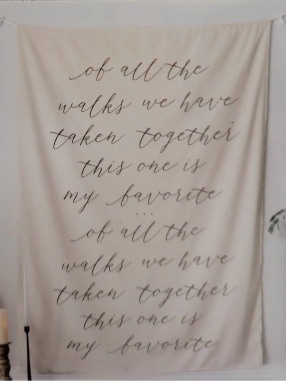 Style Me Pretty Wedding Backdrop NEW “of All The Walks We Have Taken Together..”